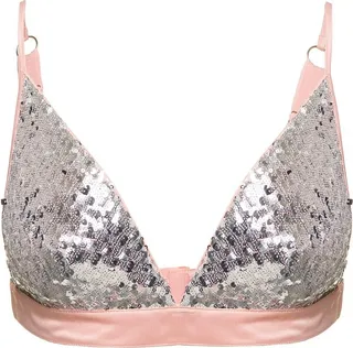 Pinko Razionale Sequinned Bra