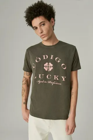 Codigo 1530 X Lucky Brand Clover Graphic Tee