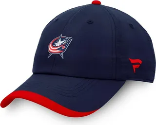 Men's Fanatics Branded Navy Columbus Blue Jackets Authentic Pro Rink Pinnacle Adjustable Hat