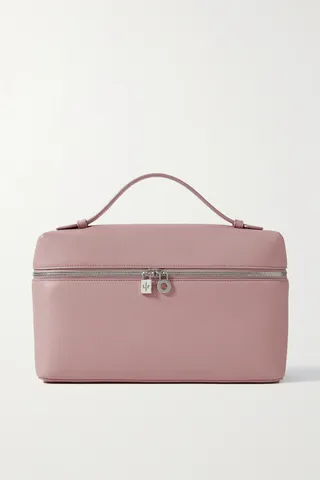 Loro Piana - L27 Mini Textured-leather Tote - Pink