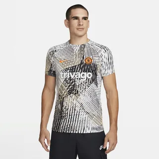 Chelsea FC Nike Men's Dri-FIT Pre-Match Soccer Top in White