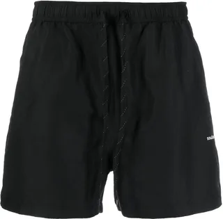 William logo-print shorts