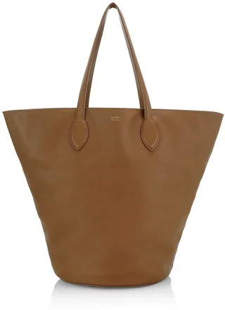 Osa Circle Leather Tote Bag