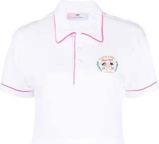 Cropped Polo Shirt