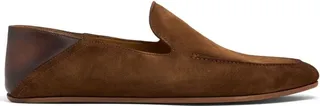 Almond-Toe Suede Slippers
