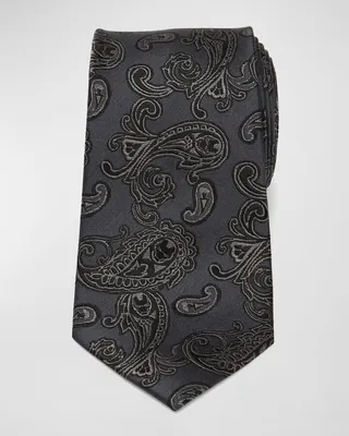 Men's Iron Man Paisley Silk Tie