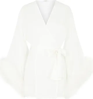 Gilda & Pearl Marabou Trim Robe