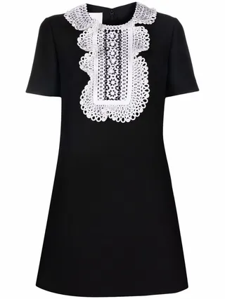Lace Ruffled Minidress