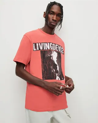 Living Crew T-Shirt - Blushed Red
