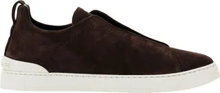 Ermenegildo Zegna Round Toe Slip-On Sneakers