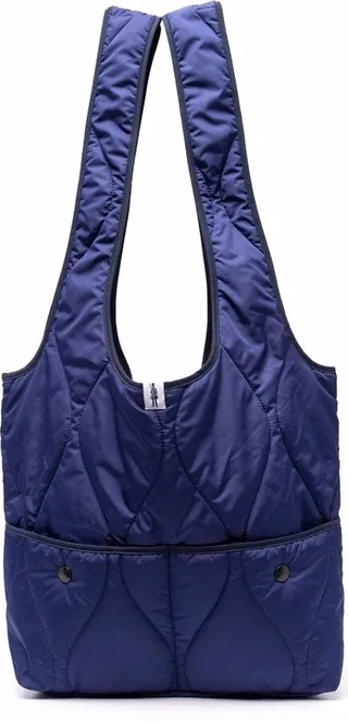 Quilted Nylon Tote Bag