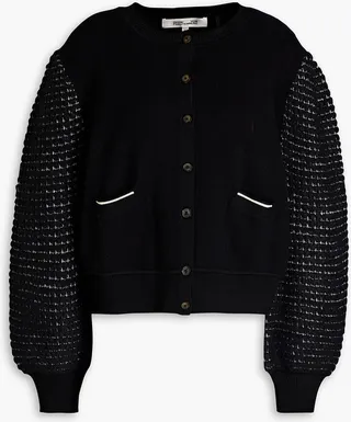 Kellam metallic wool cardigan