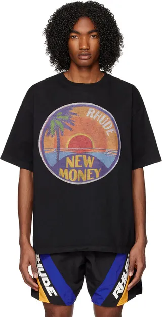 Rhude Black Sunset T-Shirt