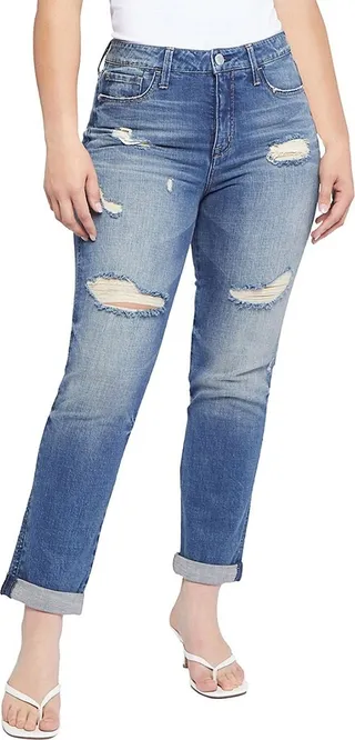 Weekend High Rise Boyfriend Ankle Jeans