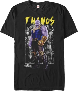 Men's Marvel Avengers: Infinity War Mad Titan T-Shirt - Black - 3X Large