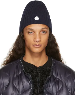Moncler Genius 4 Moncler Hyke Navy Beanie