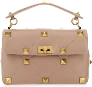 Valentino Garavani Roman Stud Quilted Tote Bag