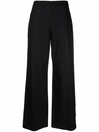 High-Waist Straight-Leg Trousers