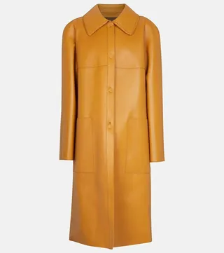 Keith leather coat