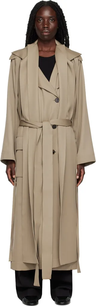 The Row Beige Adva Trench Coat