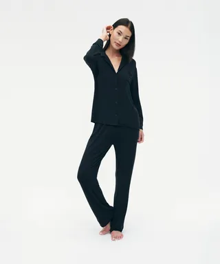 Women's Long Sleeve Tee-Pajama Pant Set