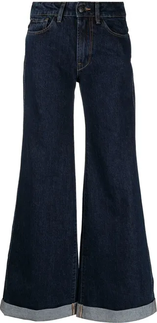 High-Waist Wide-Leg Jeans