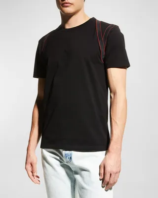 Men's Logo-Tape Harness T-Shirt