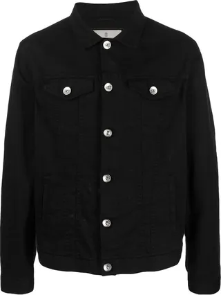 Button-Up Denim Jacket