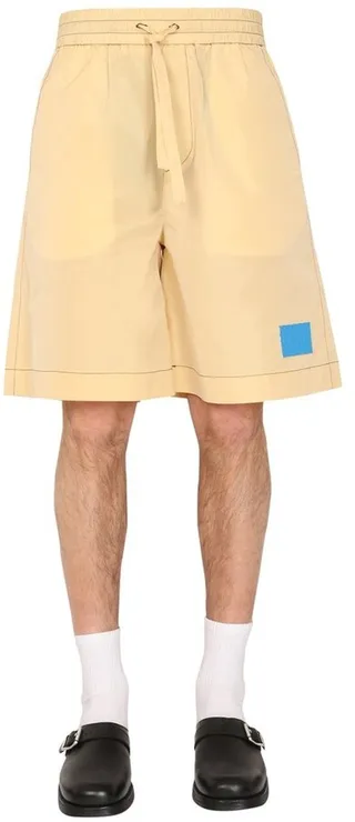 Sunnei Drawstring Wide Leg Shorts