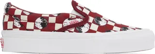Vans Red & Off-White Billy's Edition OG Classic Slip-On LX Sneakers