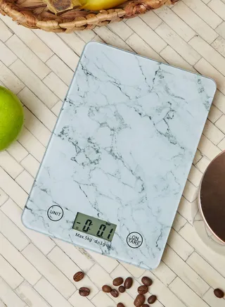Marble Effect Electronic Kitchen Scales