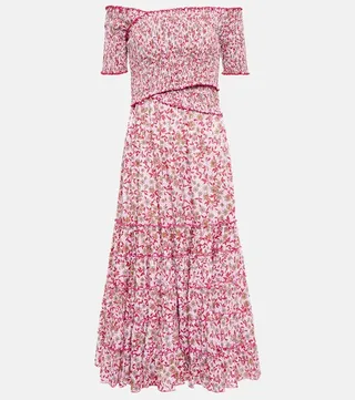 Soledad floral midi dress