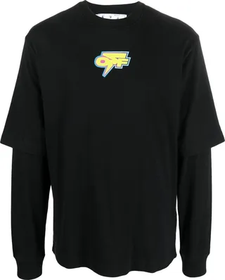 logo-print T-shirt