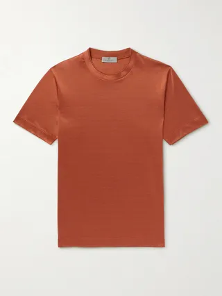 Slim-Fit Cotton-Jersey T-Shirt
