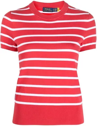 Stripe Detail Knitted Top