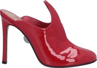 Mules & Clogs Red