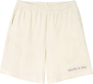 Embroidered-Logo Cotton Shorts