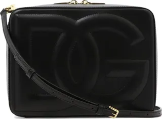 Dolce & Gabbana Logo Embossed Medium Camera Bag