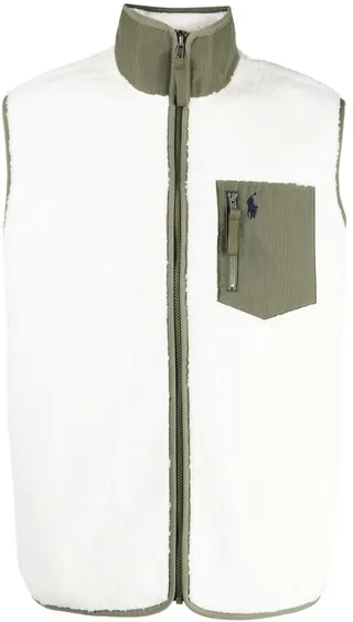 Two-Tone Fleece Gilet