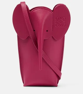 Elephant Pocket leather shoulder bag