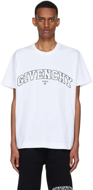 Givenchy White Cotton T-Shirt
