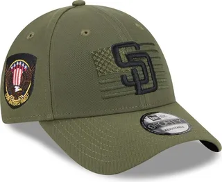 Men's New Era Green San Diego Padres 2023 Armed Forces Day 9FORTY Adjustable Hat