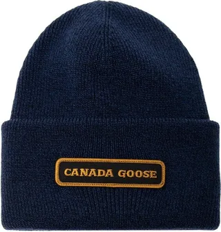 Canada Goose Logo Patch Knitted Beanie