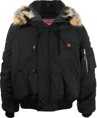 Tiger-Collar Bomber Jacket