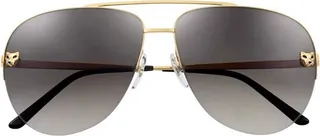 Cartier Aviator Frame Sunglasses