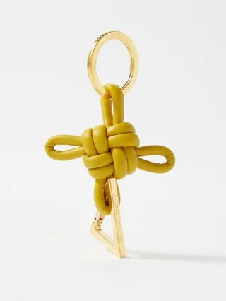 Knot Leather Key Ring