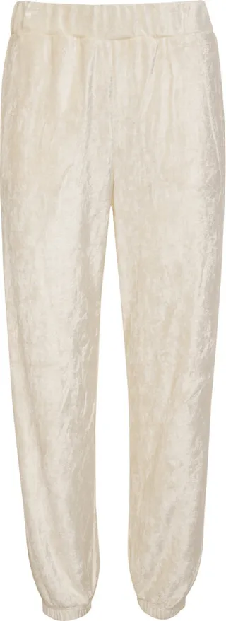 Stateside Bamboo Velour Sweatpant in Cream
