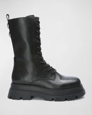 Elton Calfskin Combat Boots