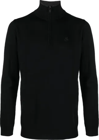 Zip-Up Wool Jumper