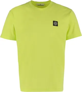 Stone Island Logo Patch Crewneck T-Shirt